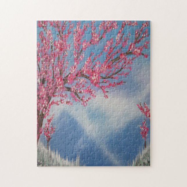 Quebra-cabeça Cherry Blossom (Vertical)