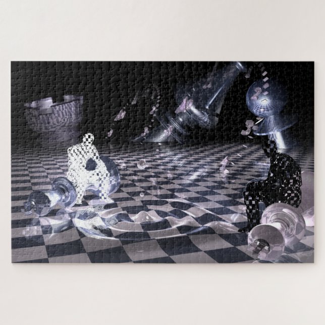 Quebra-cabeça Chess Art (Horizontal)