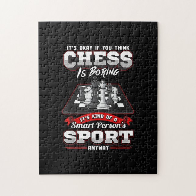 Quebra-cabeça Chess Funny cita Ditos Humorísticos (Vertical)