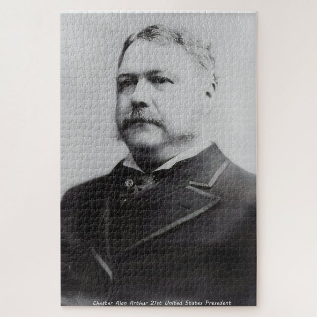 Quebra-cabeça Chester Alan Arthur 21º Presidente da América (Vertical)