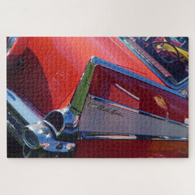 Quebra-cabeça Chevrol** Belair, 1957. (Horizontal)