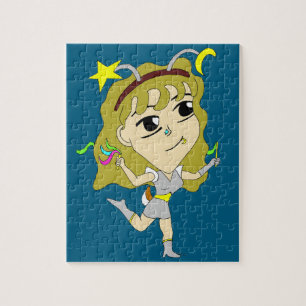 Quebra-cabeça chibi