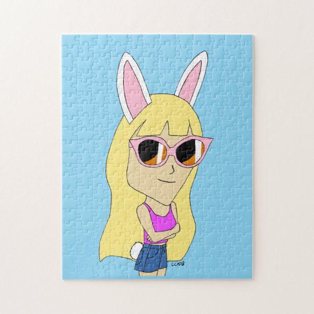 Quebra-cabeça chibi bunnygirl (Vertical)