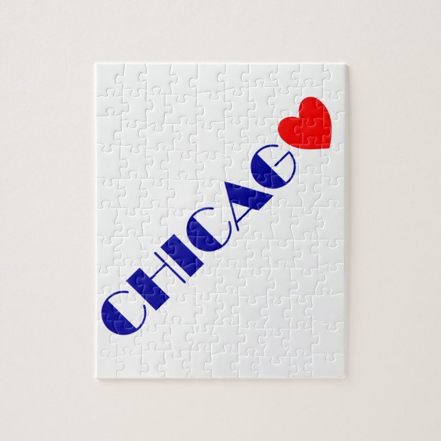 Quebra-cabeça Chicago gosto (Vertical)