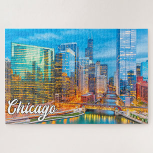 Quebra-cabeça Chicago, Illinois, Estados Unidos