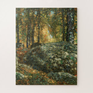 Quebra-cabeça Childe Hassam - A Caixa de Joias, Antiga Lyme