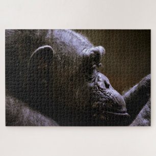 Quebra-cabeça Chimpanzé Cabeça Fechada