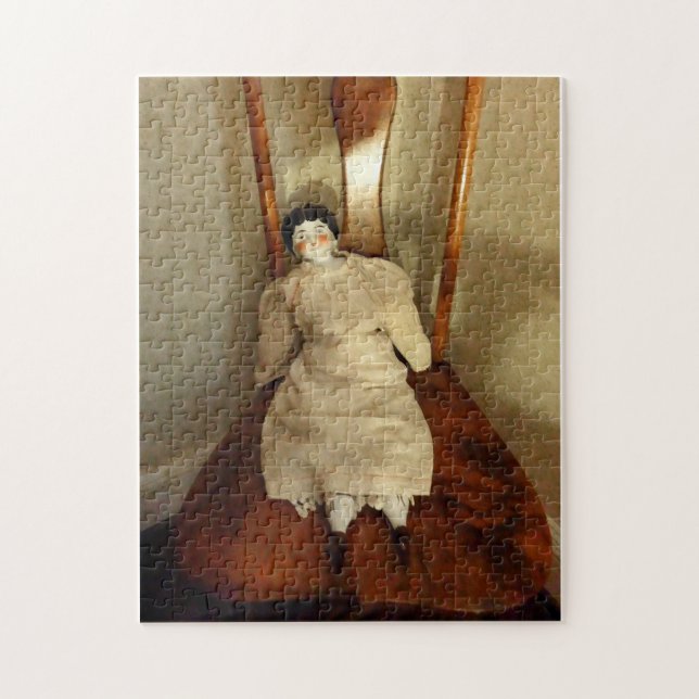 Quebra-cabeça China Doll em Cadeira (Vertical)