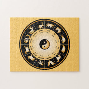 Quebra-cabeça Chinese Zodiac Wheel