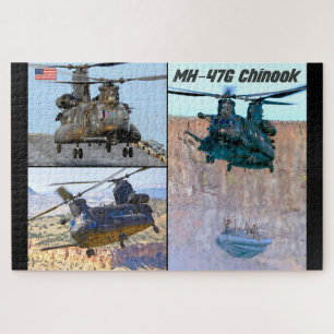 Quebra-cabeça CHINOOK MH-47G (20x30 POLEGADAS)