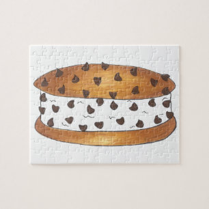 Quebra-cabeça Chipwich Chocolate Chip Cookie Sorvete Sandwich