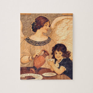 Quebra-cabeça Chocolate Angel French Antique