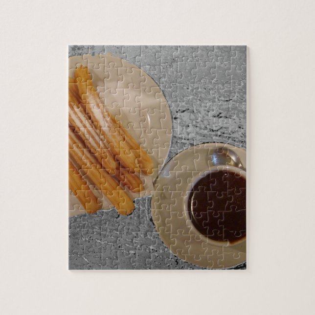 Quebra-cabeça Chocolate y Churros (Vertical)