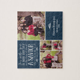 Quebra-cabeça Christian Christmas Collage Luke 2 Foto