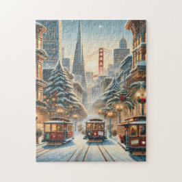 Quebra-cabeça Christmas in San Francisco – Golden Gate