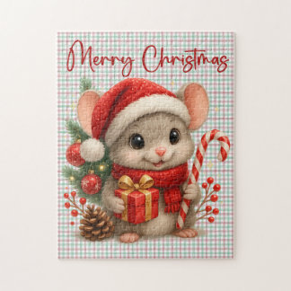 Quebra-cabeça Christmas Mouse Puzzle