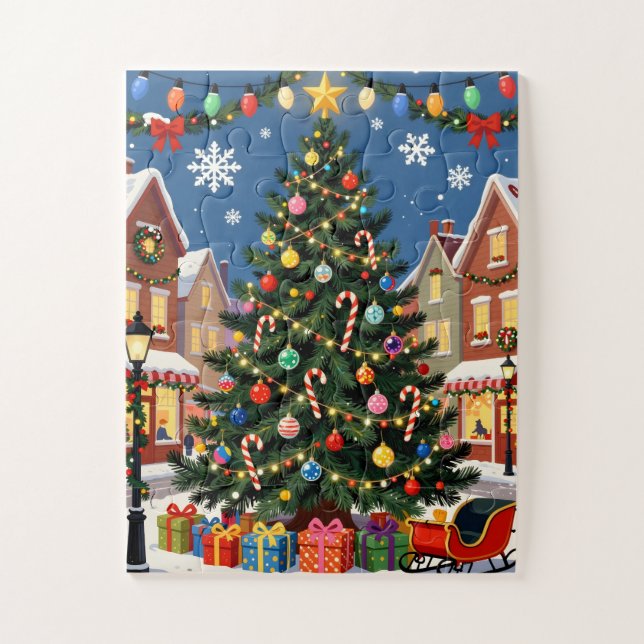 Quebra-cabeça Christmas Tree for Seniors 30 Large Piece (Vertical)
