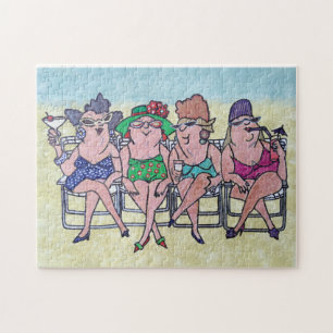 QUEBRA-CABEÇA CHUBBY MIDDLE ENVELHECIDO BEAUTIES JIGSAW QUEBRA-C