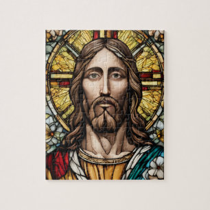 Quebra-cabeça Church Sested Glass Jesus