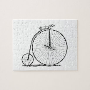 Quebra-cabeça Ciclo de bicicleta de Penny Farthing vitoriana de 