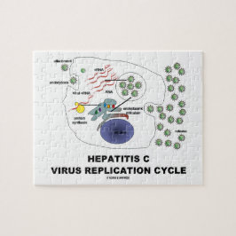 Quebra-cabeça Ciclo viral da réplica da hepatite C