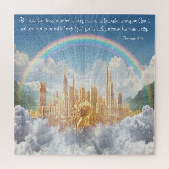 Quebra-cabeça Cidade Celestial (Horizontal)