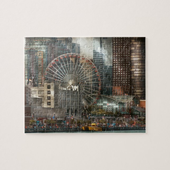 Quebra-cabeça Cidade - Chicago, IL - Pier Pressure (Horizontal)