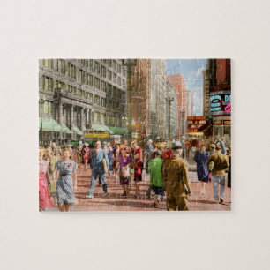 Quebra-cabeça Cidade - Chicago - Multidões Compradas 1940