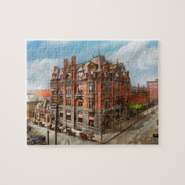 Quebra-cabeça Cidade - Cincinnati OH - Terminal da União Central (Horizontal)