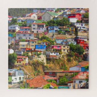 Quebra-cabeça cidade colorida