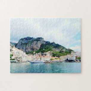 Quebra-cabeça Cidade de Amalfi, litoral italiano de Amalfi