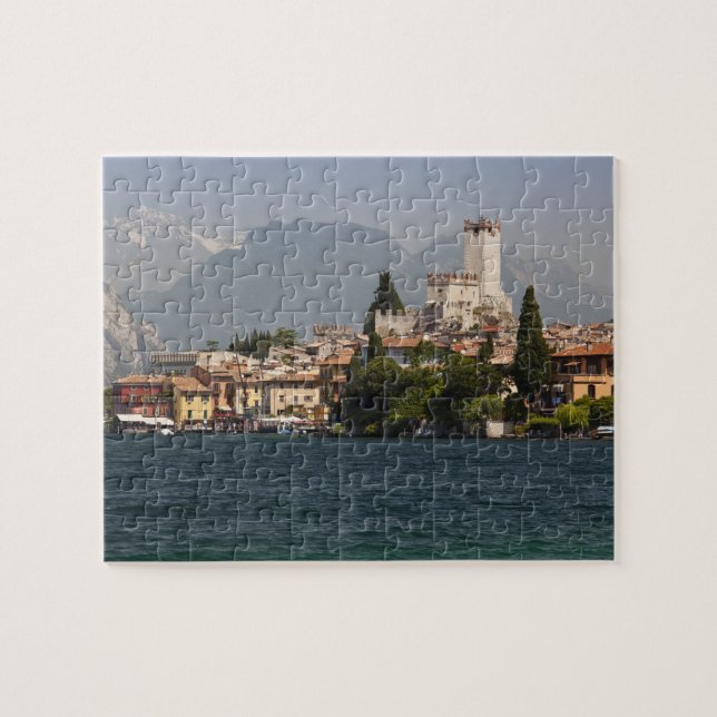 Quebra-cabeça Cidade de Lakeside, Malcesine, Província de Verona (Horizontal)