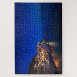 Quebra-cabeça Cidade de Manarola no Cinque Terre à noite