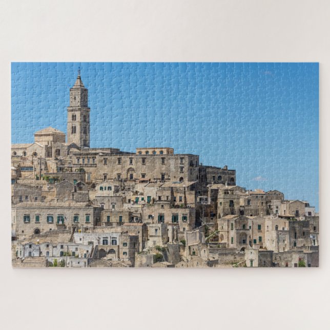 Quebra-cabeça Cidade de Matera dos di de Sassi em Italia (Horizontal)