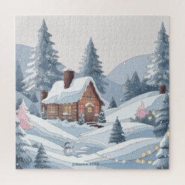 Quebra-cabeça Cidade de Natal Cozy Winter