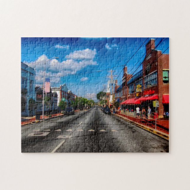 Quebra-cabeça Cidade de Newark Delaware. (Horizontal)