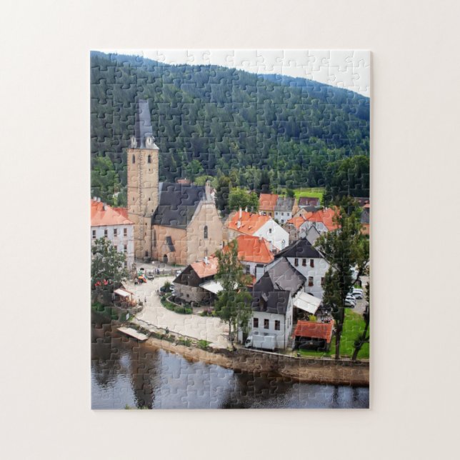 Quebra-cabeça Cidade de Rozmberk (Vertical)