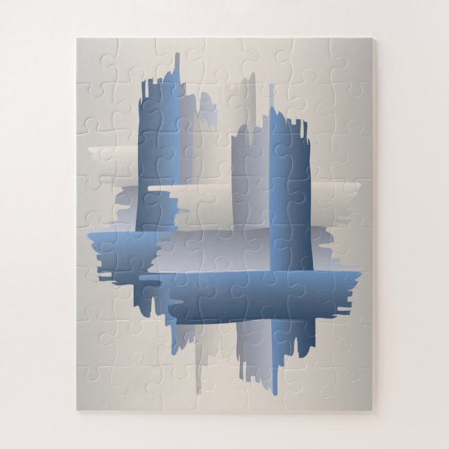 Quebra-cabeça cidade de tijolos de pedra (Vertical)