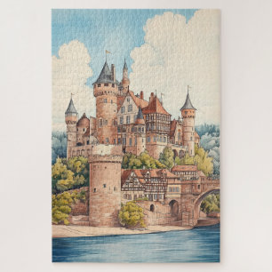 Quebra-cabeça Cidade do Castelo Europeu