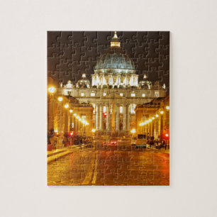 Quebra-cabeça Cidade do Vaticano, Roma, Italia na noite