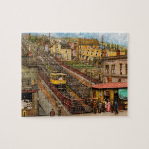 Quebra-cabeça Cidade - Duluth, MN - Incline da Seventh Ave West