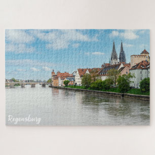 Quebra-cabeça Cidade histórica de Regensburg, Alemanha