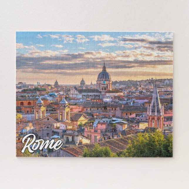 Quebra-cabeça Cidade Histórica De Roma, Itália (Horizontal)