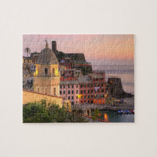 Quebra-cabeça Cidade na encosta de Vernazza à noite, Cinque