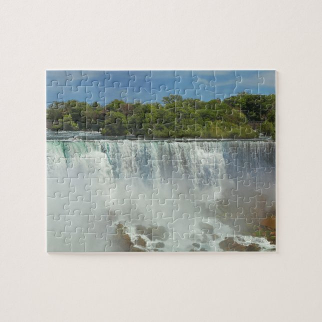 Quebra-cabeça Cidade - Niagara NY - As Cataratas Americanas em N (Horizontal)