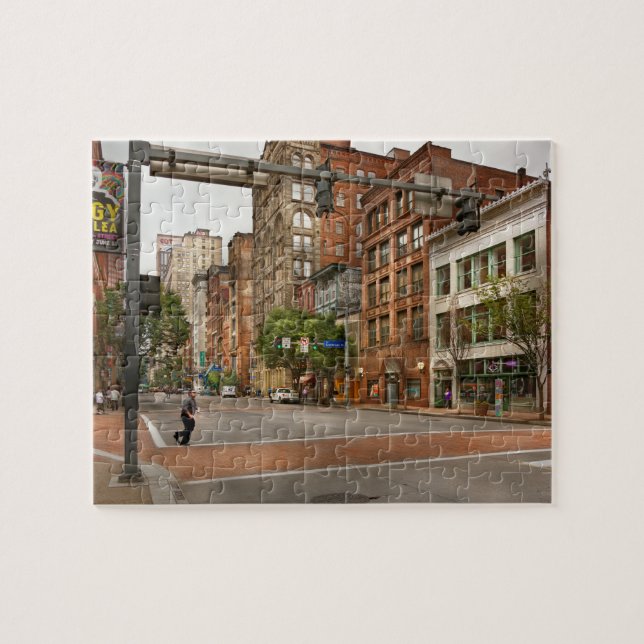Quebra-cabeça Cidade - Pittsburgh PA - Estou atrasado (Horizontal)
