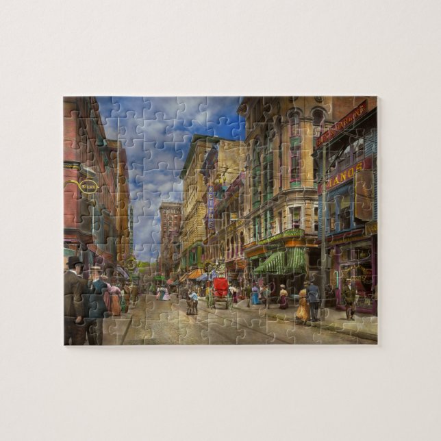 Quebra-cabeça Cidade - Providence RI - Vivendo na cidade 1906 (Horizontal)