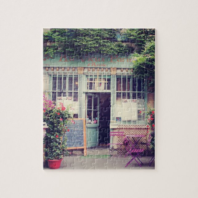 Quebra-cabeça Cidade velha Paris do vintage (Vertical)