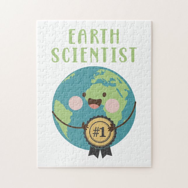 Quebra-cabeça Cientista da Terra (Vertical)