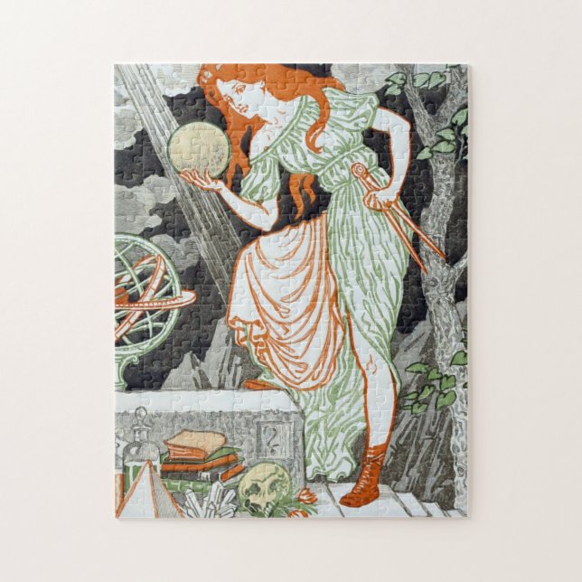 Quebra-cabeça Cientista feminina (Mulheres na Ciência e Tecnolog (Vertical)